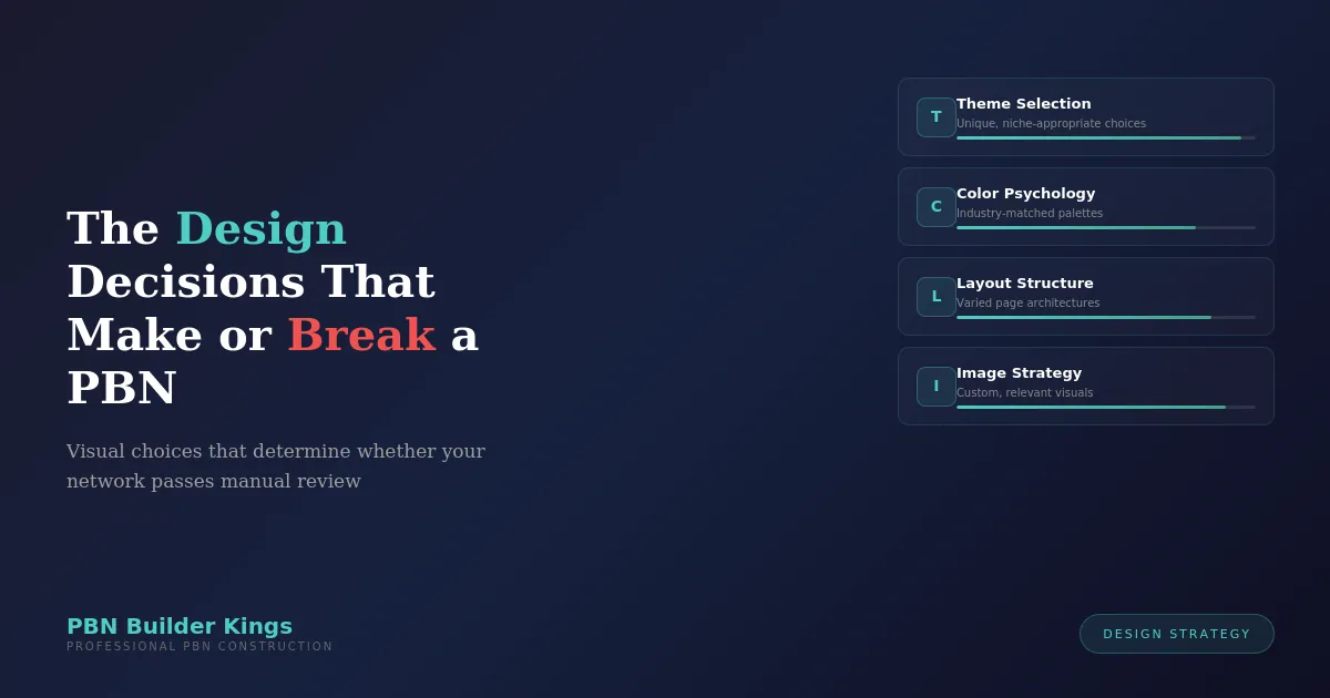 The Design Decisions That Make or Break a PBN