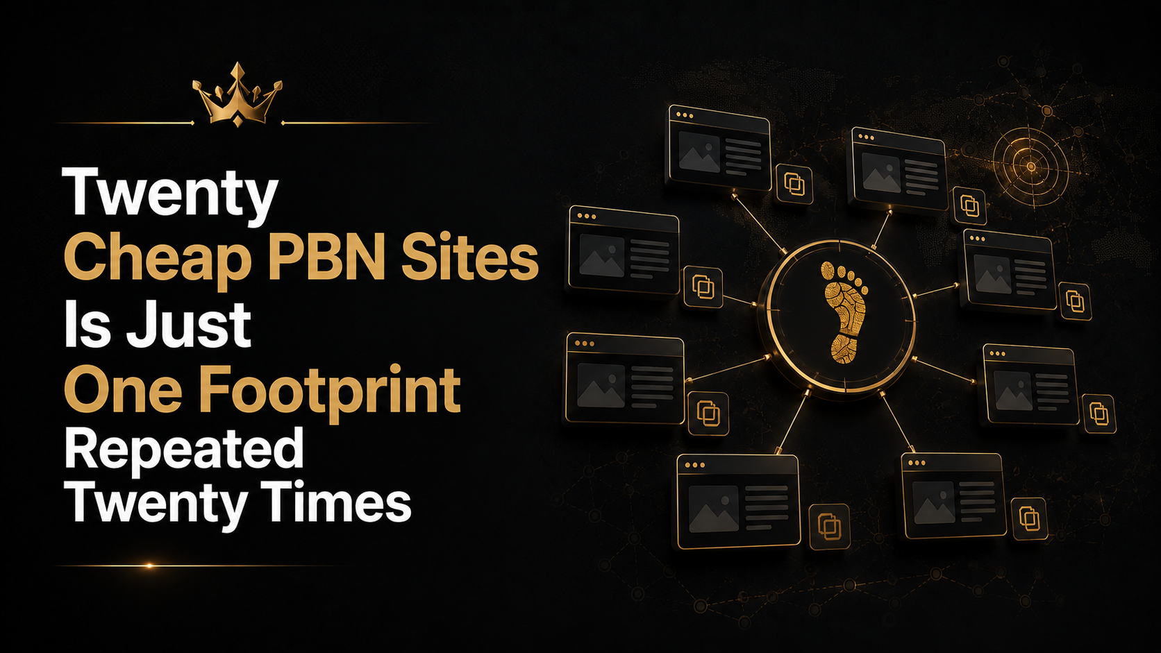 Twenty Cheap PBN Sites Is Just One Footprint Repeated Twenty Times