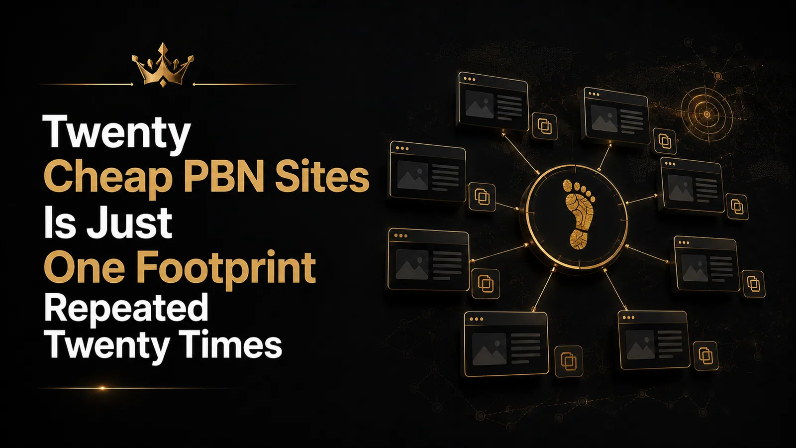 Twenty Cheap PBN Sites Is Just One Footprint Repeated Twenty Times