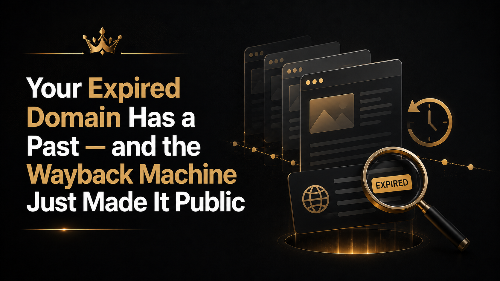 Your Expired Domain Has a Past — and the Wayback Machine Just Made It Public